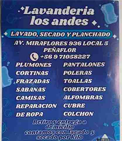 AquiCerca.cl Lavado - Secado - Planchado PEñAFLOR AquiCerca.cl Lavado - Secado - Planchado PEñAFLOR